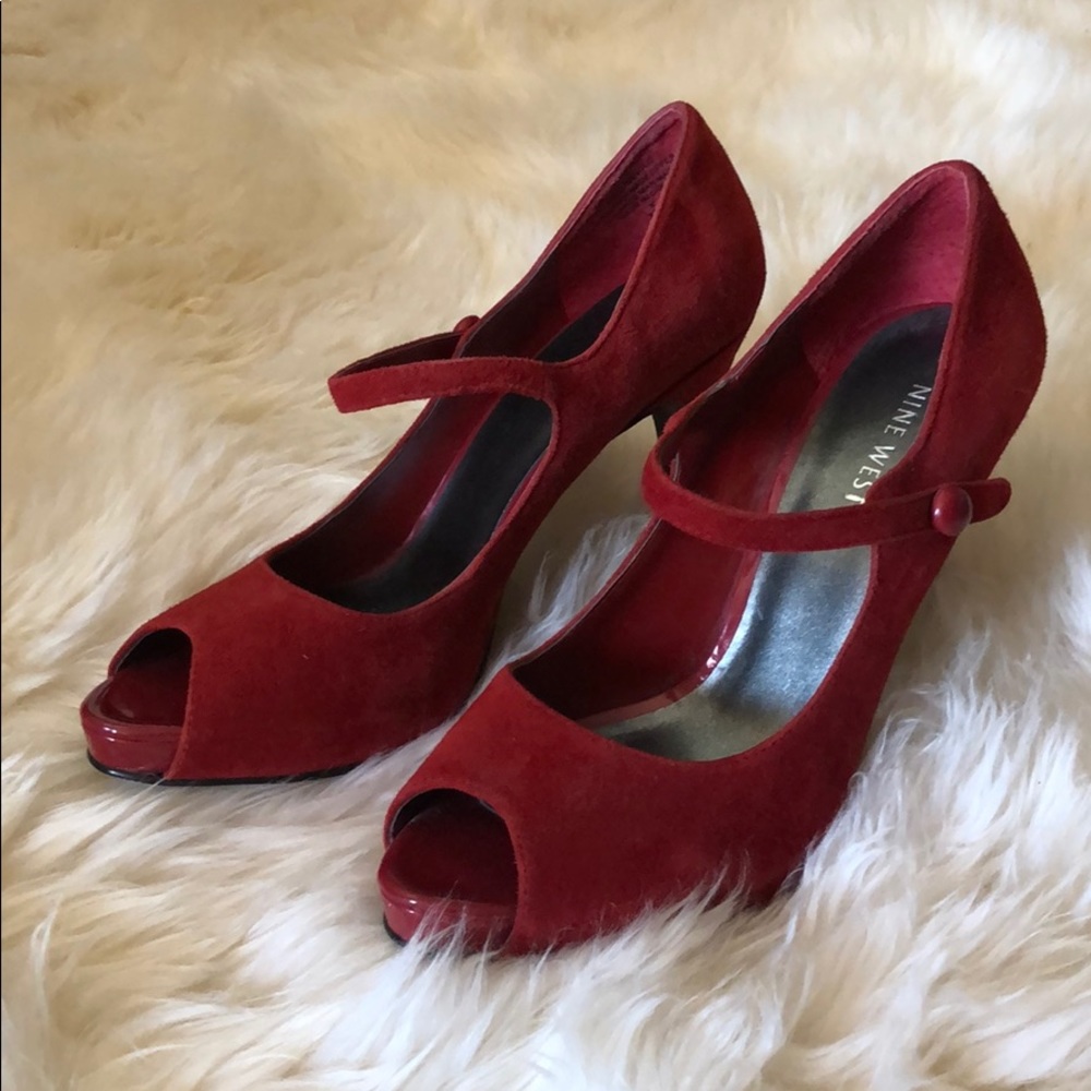 Nine West Mary Jane Platform Stilettos